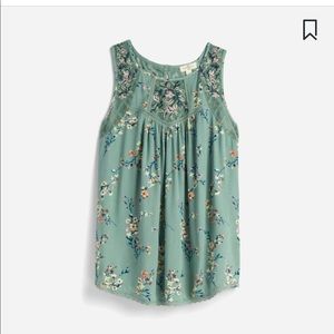 Mason & Belle Tempestra Lace Tank - size S